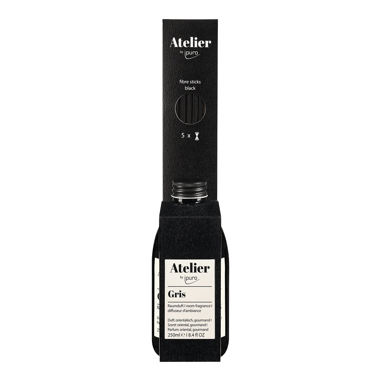 ipuro Nachfüllung für Duftstäbchen, grau, 250 ml