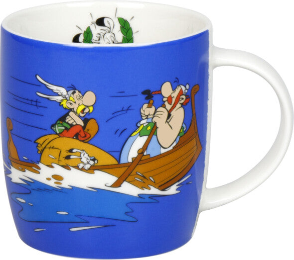 Könitz Porzellan Könitz Becher – 400 ml, Ø 8,7 cm, Knochenporzellan, Blau, spülmaschinenfest, mikrowellengeeignet