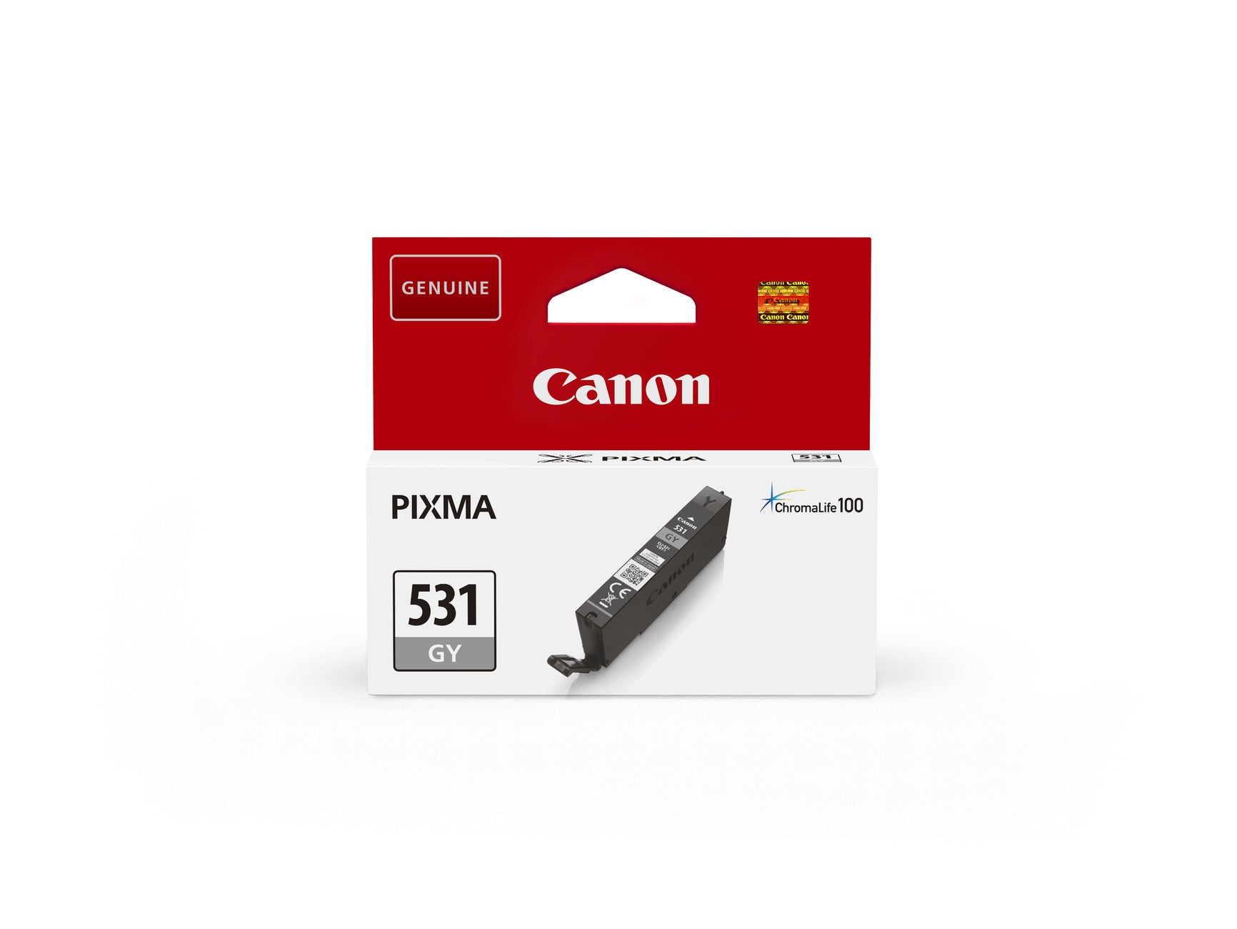 Canon Tintenpatrone CLI-531, Grau, 8,2 ml – für Tintenstrahldrucker und Multifunktionsgeräte