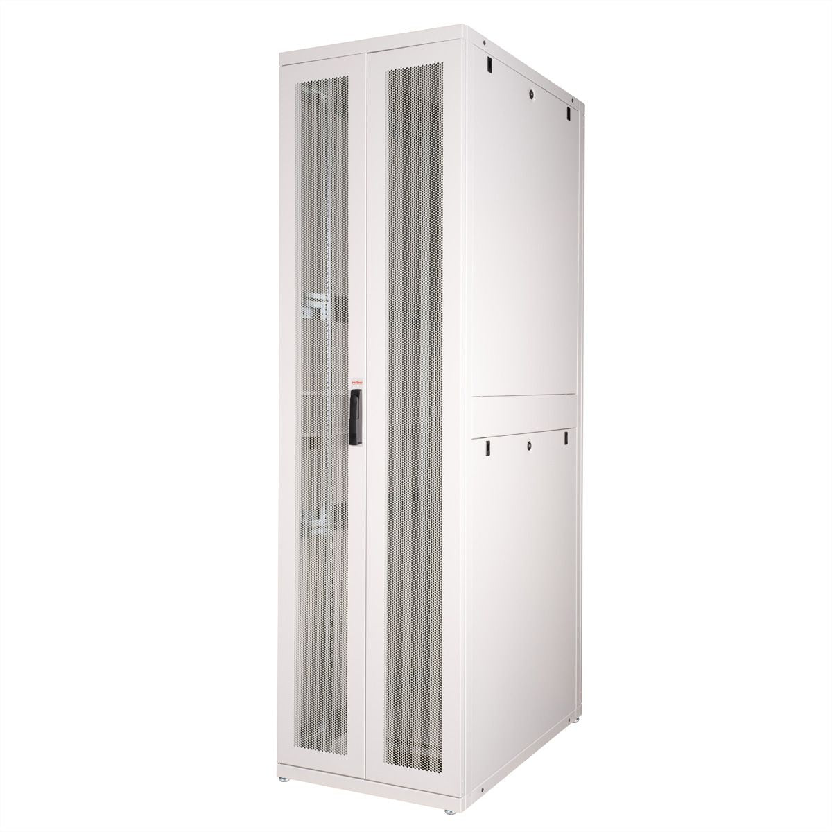 ROLINE Pro – 19" Netzwerkschrank 47U, IP20, abschliessbar, 600 × 1000 × 2194 mm, lichtgrau, Stahl