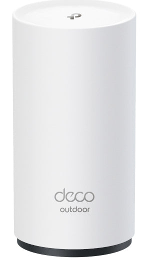 TP-Link Deco BE25-Outdoor – Access Point – Wi‑Fi 7 (2,4/5 GHz), 3,6 Gbit/s, 2,5GbE, PoE, Wandmontage