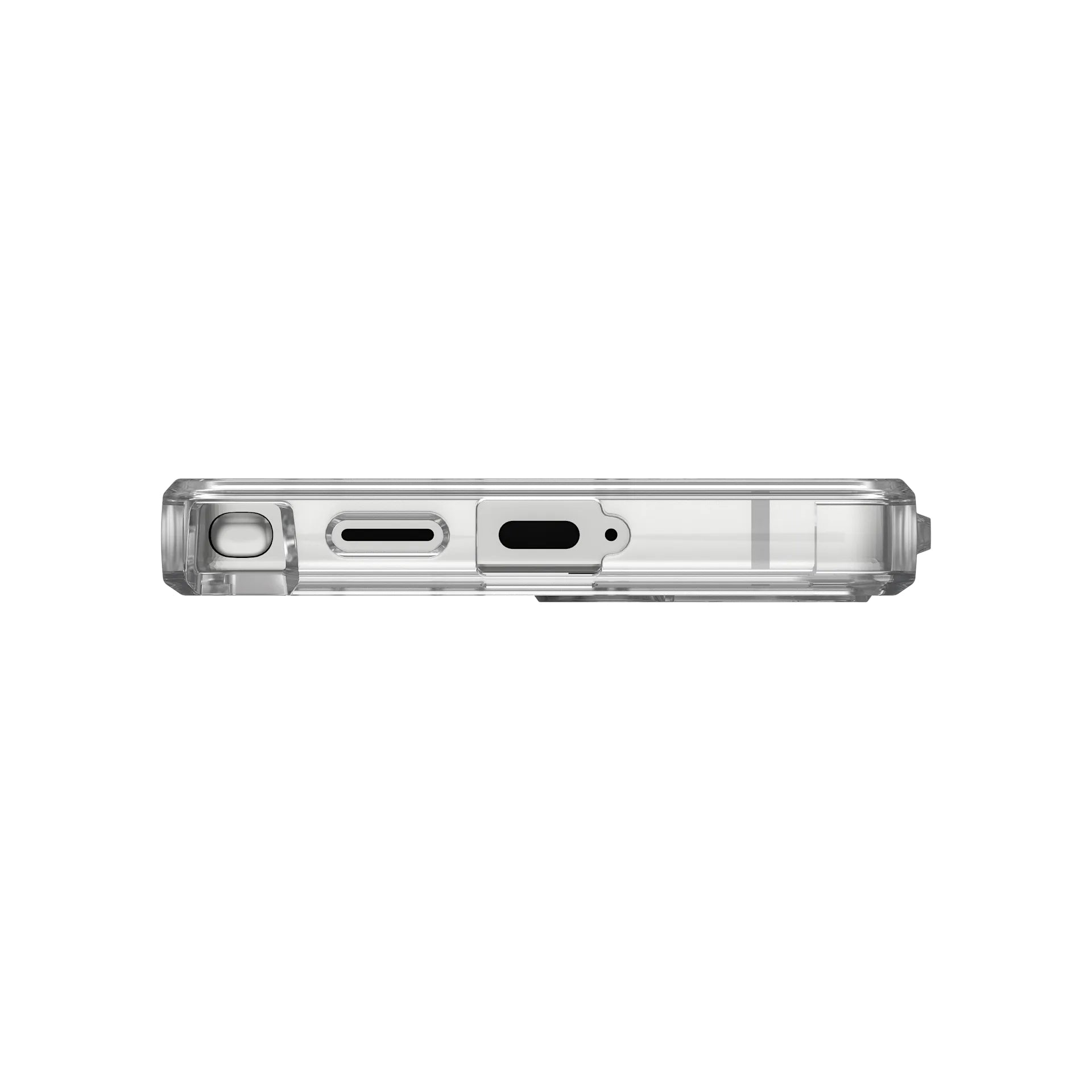 Urban Armor Gear UAG Plyo Pro – Rückcover – für Samsung Galaxy S25 Ultra, TPU, Silber/Transparent, bis 4,8 m sturzsicher