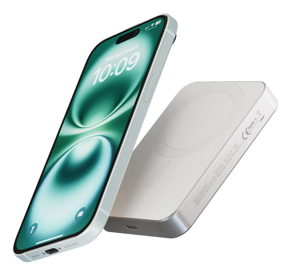 ZENS Powerbank Pro1 Slim – 10'000 mAh, Qi2, Weiss