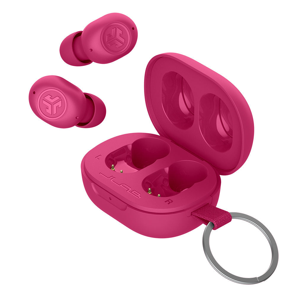 JLab JBuds Mini TWS In-Ear – Stereo, ANC, mit Ladecase, Pink, BT 5.3
