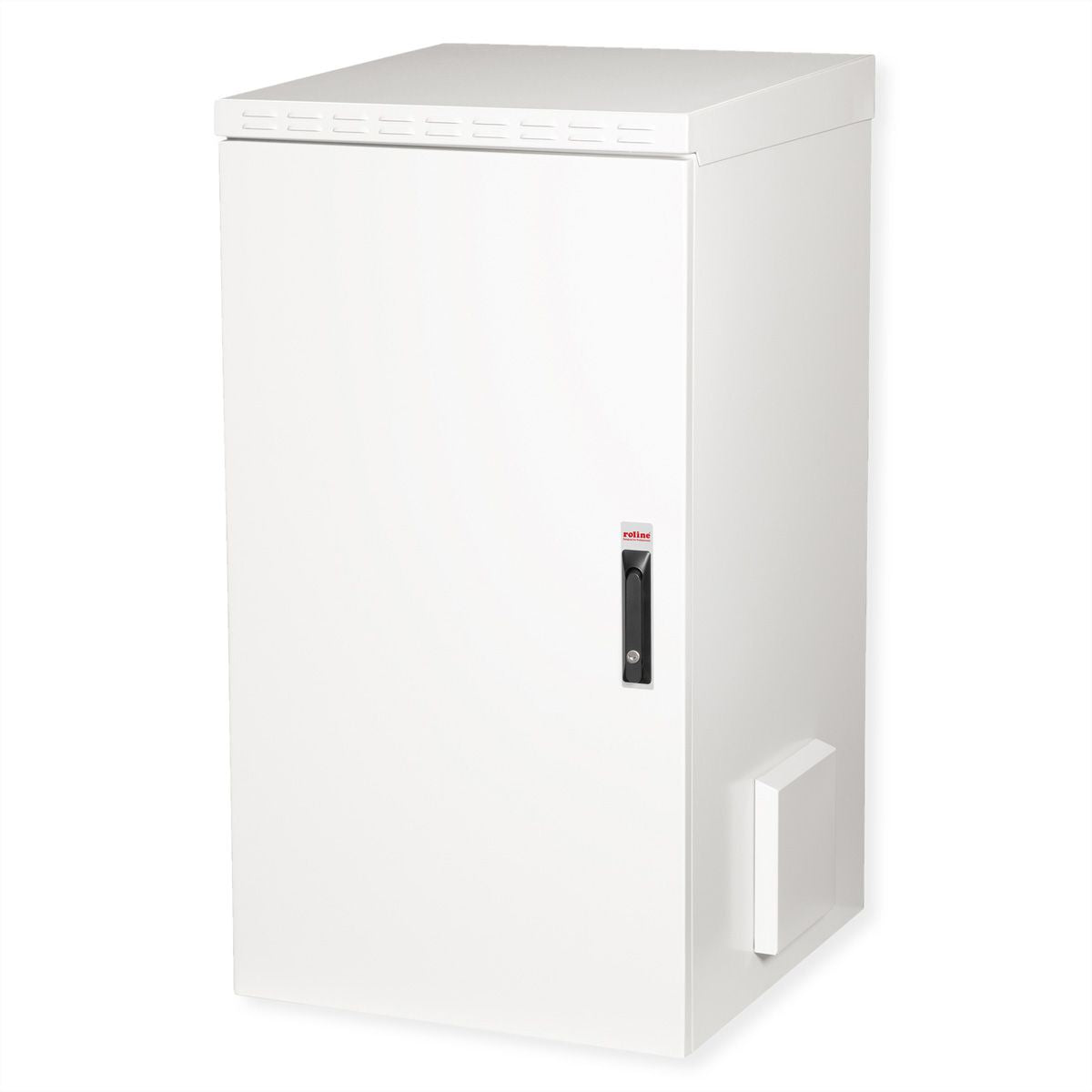 ROLINE Pro – 19" Wandverteiler 22U, IP55, abschliessbar, 600 × 600 × 1157 mm, lichtgrau, Stahl