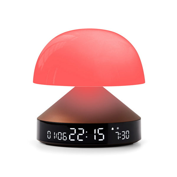 LEXON Lichtwecker Mina Sunrise – digital, bronze, Sonnenaufgangssimulation, Schlummerfunktion