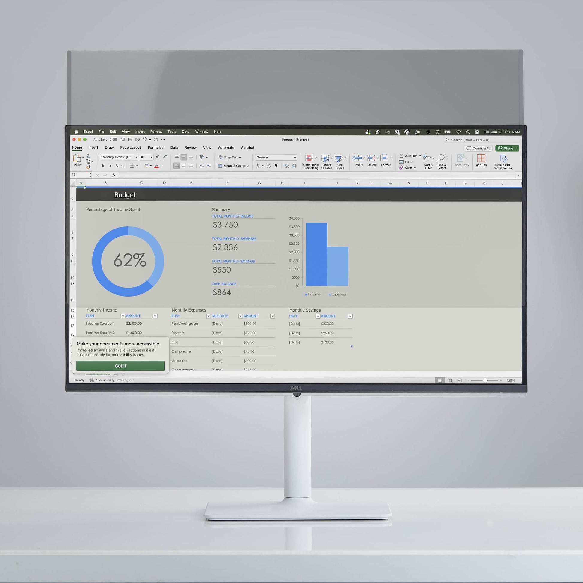 StarTech.com Magnetischer Blickschutzfilter für 21,5" Monitor, 16:9 – 486 × 272 mm