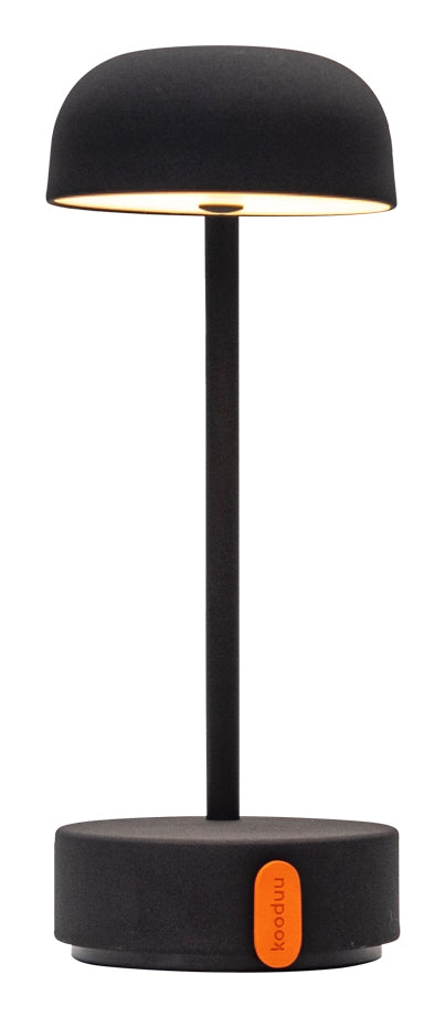 Kooduu Tischleuchte FOKUS – LED 1 W, 83 lm, 2700 K, dimmbar, Akku, USB – Anthrazit