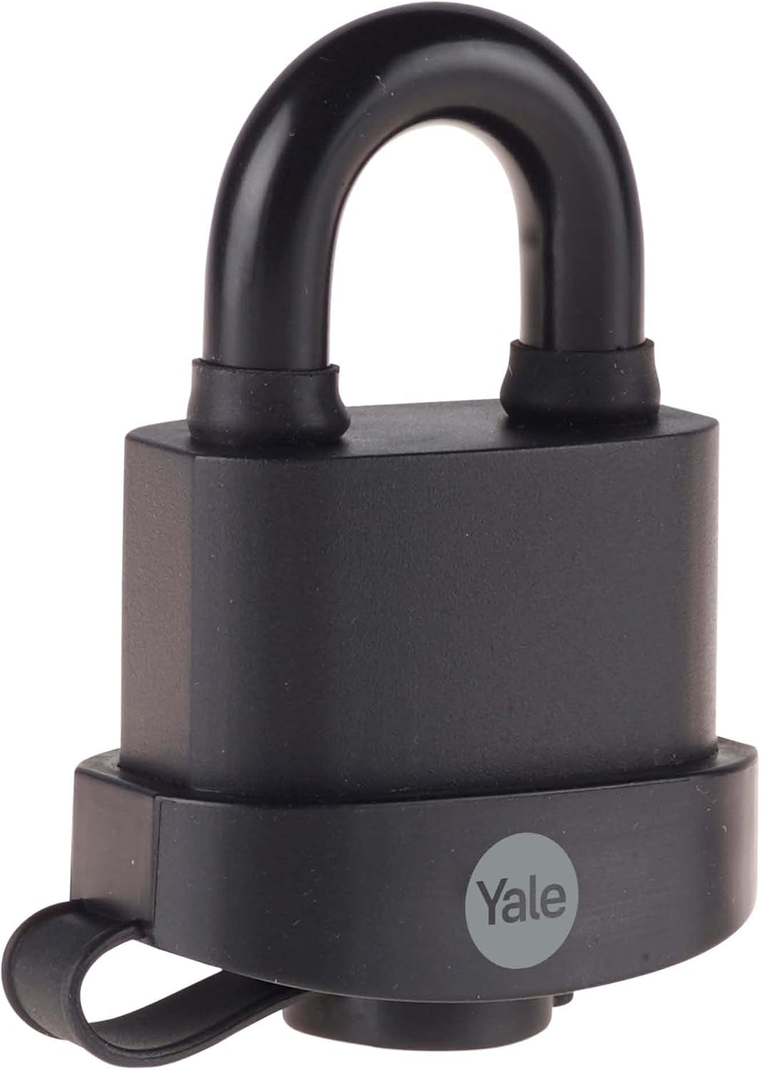 Yale Y220B Mechanisches Vorhängeschloss – Stahl, Bügel 24×35 mm, Ø9 mm, Sicherheitsstufe 2, Aussen, Schwarz