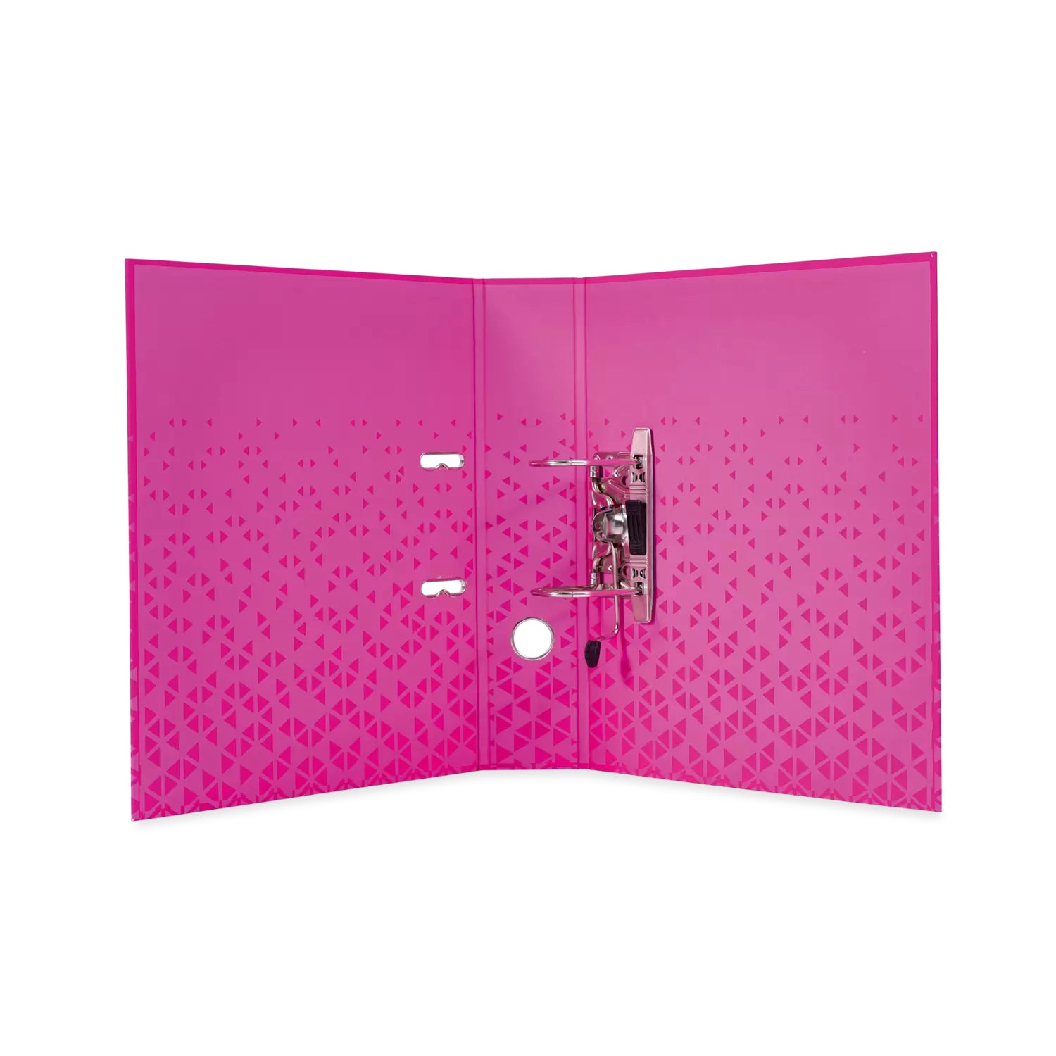 HERMA Ordner – A4 hoch – 2-Ring Hebelmechanik, Rücken 70 mm – pink, Karton, mit Niederhalter