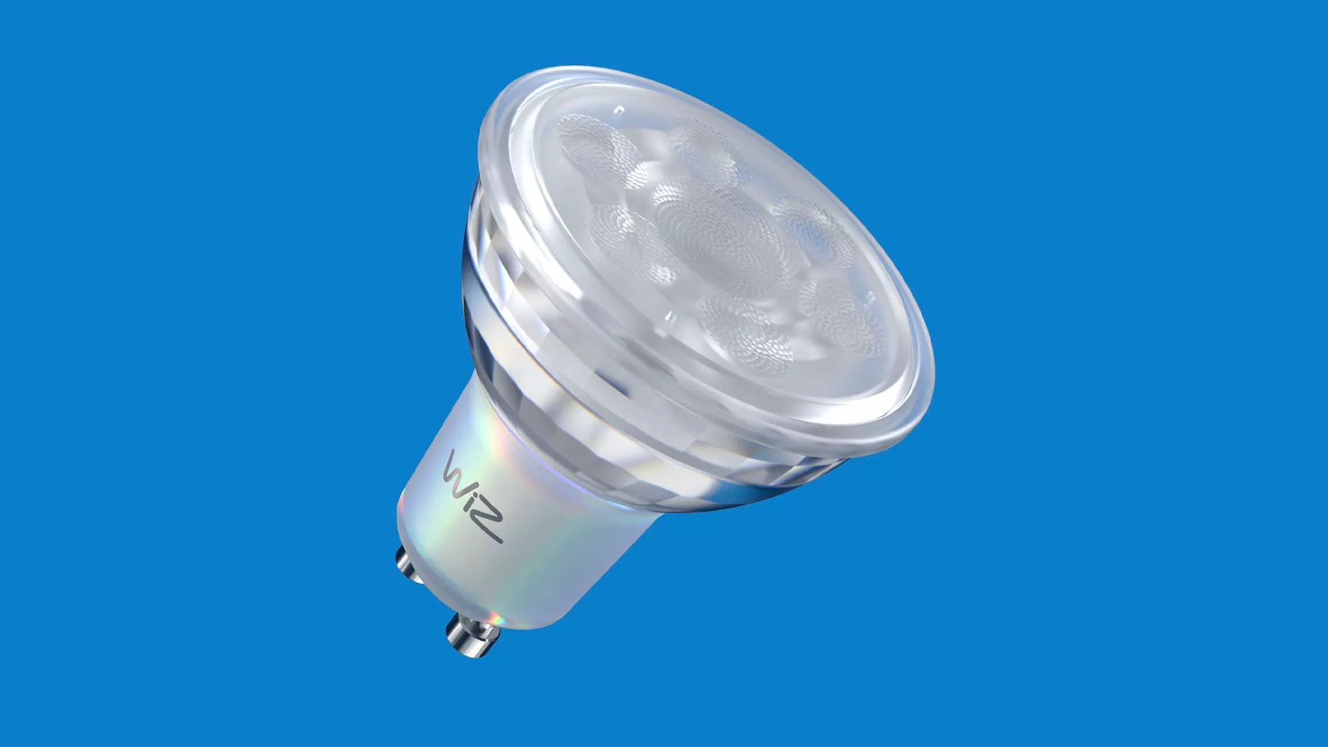 WiZ Smart-Leuchtmittel GU10 PAR16 – Einstellbares Weiss 2700–6500 K, 345 lm, 4,7 W, Matt, WLAN/Bluetooth – 1 Stk.