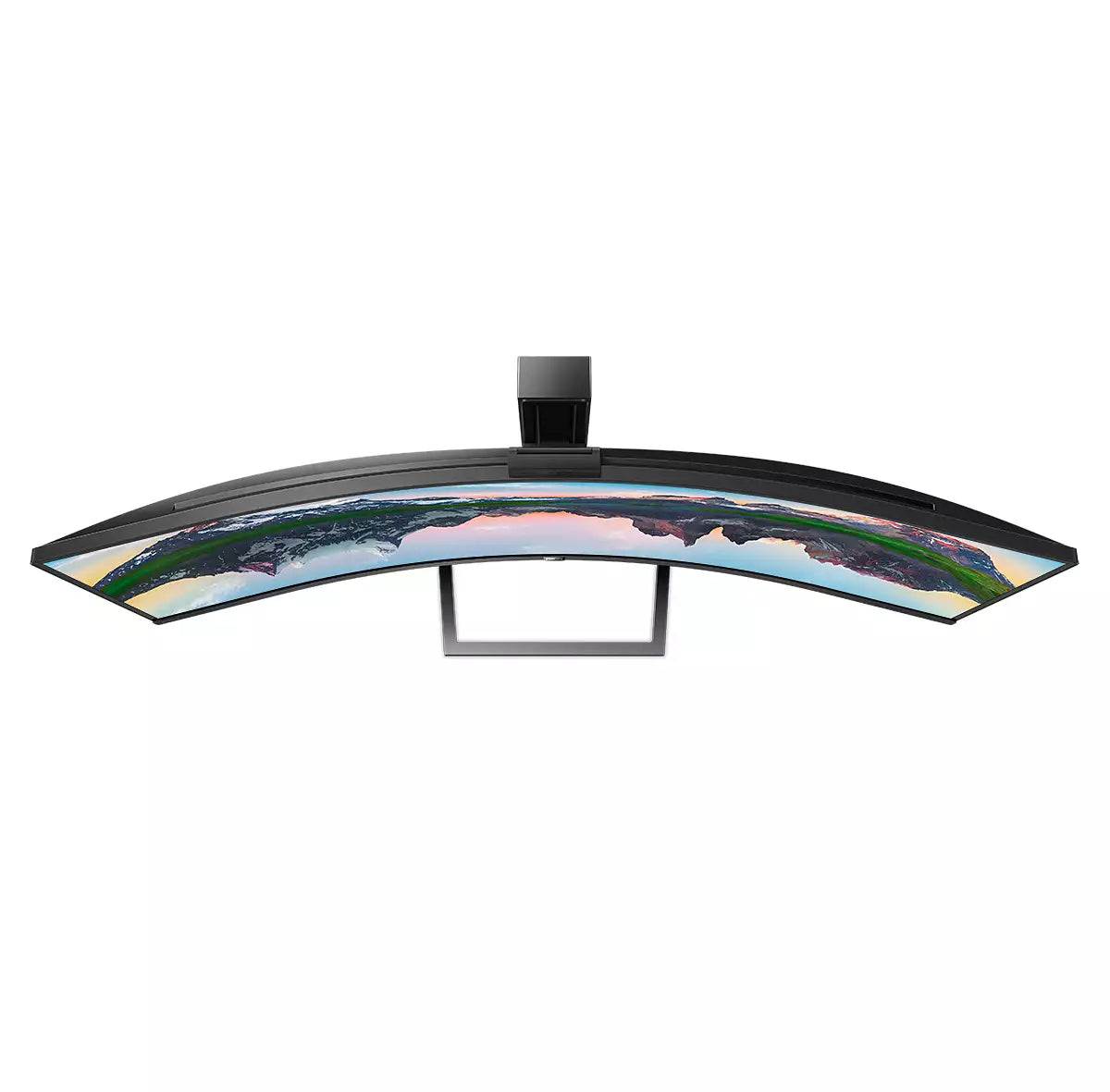 Philips 499P9H/00 – Monitor, 48,8", VA, 60 Hz, 450 cd/m², Webcam, USB-C, KVM, VESA 100 × 100, Schwarz