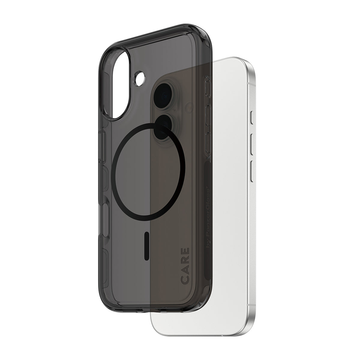 PanzerGlass Backcover CARE Flagship – für Apple iPhone 17 – semitransparent – TPU – MagSafe-kompatibel