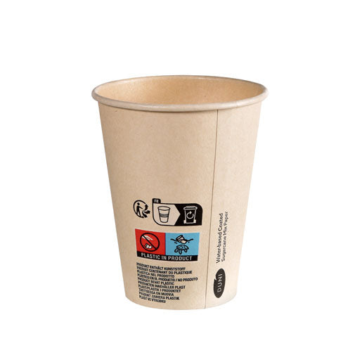 Duni Trinkbecher Bagasse (PLA-beschichtet) – 2,4 dl, beige, 50 Stück