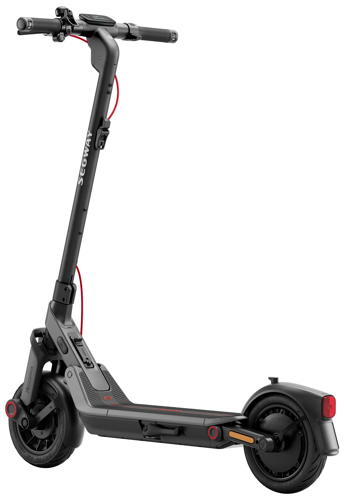 Segway Ninebot E3 D – E-Scooter – 800 W, 20 km/h, Reichweite bis 45 km, 276 Wh, grau