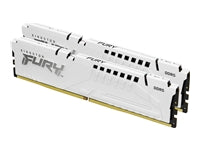 Kingston Technology Kingston Fury Beast – DDR5 Arbeitsspeicher – 32 GB (2×16 GB), 6000 MT/s, CL30, EXPO, 1,35 V, Weiss