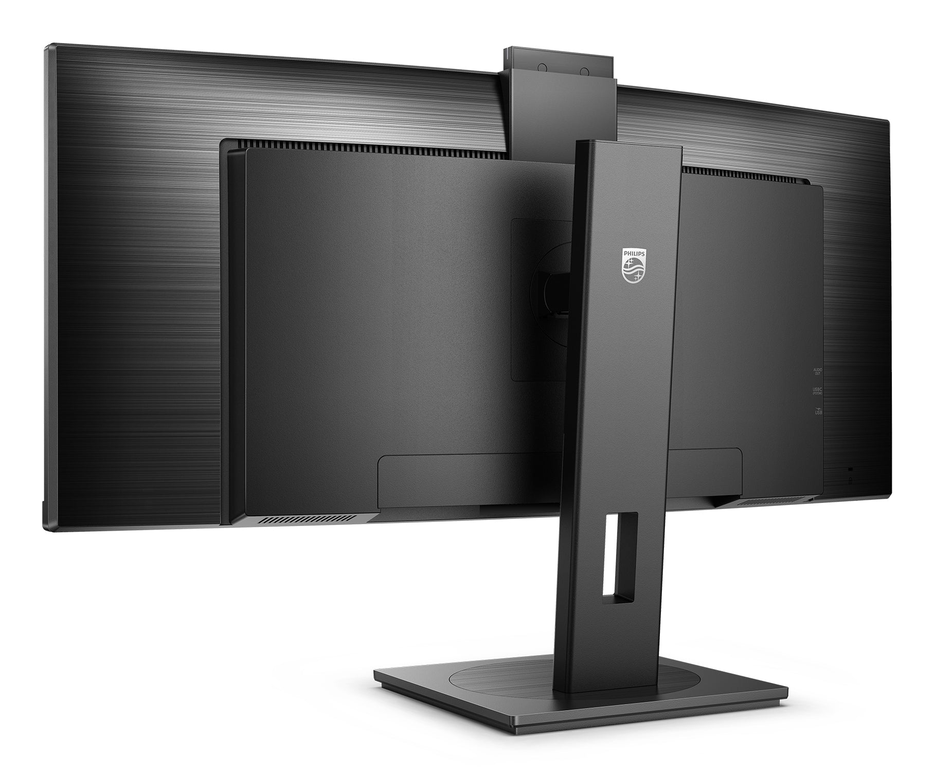 Philips 34B1U5600CH – Monitor, 34", VA, 120 Hz, 350 cd/m², Webcam, USB-C, KVM, VESA 100 × 100, Schwarz