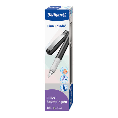 Pelikan Pina Colada – Füllfederhalter – M – Anthrazit – Edelstahl