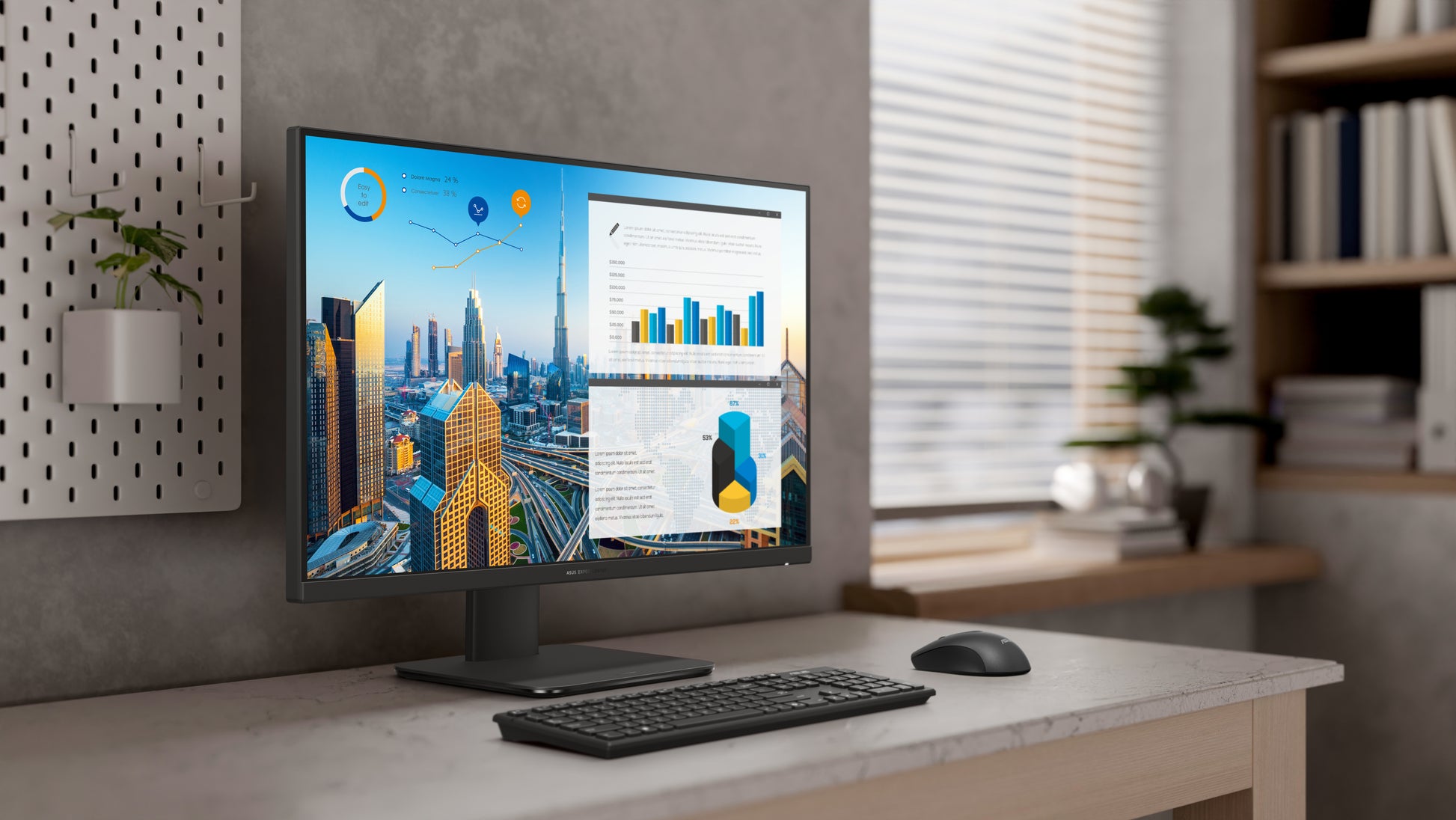 ASUS ExpertCenter P600 All-in-One – 27,0" Full HD, AMD Ryzen AI 7 350, 16 GB RAM, 512 GB SSD, Windows 11 Pro