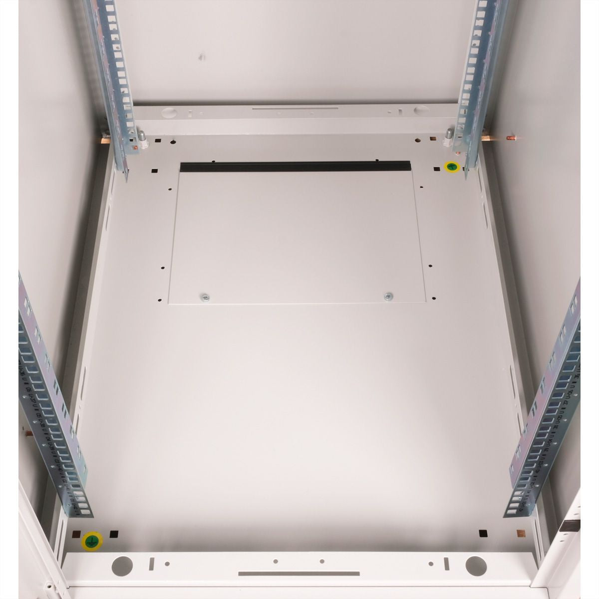 ROLINE Basic – 19" Netzwerkschrank 42U, IP20, abschliessbar, 600 × 800 × 2010 mm, lichtgrau, Stahl