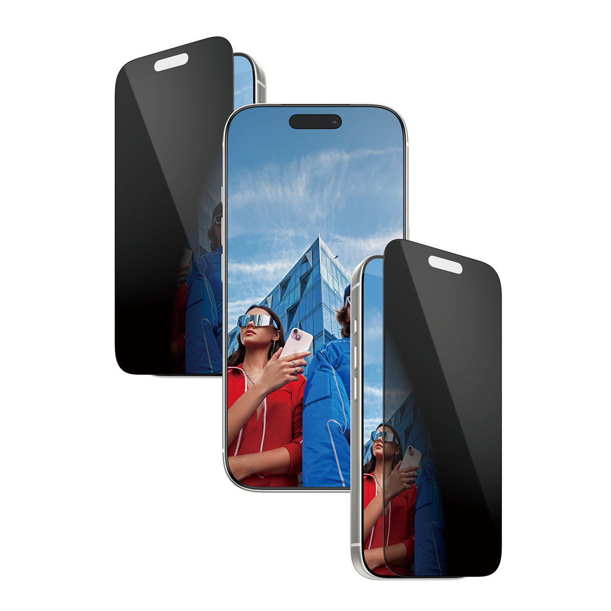 PanzerGlass Displayschutzfolie – 2-Wege-Privatsphäre, für Apple iPhone 17 Pro