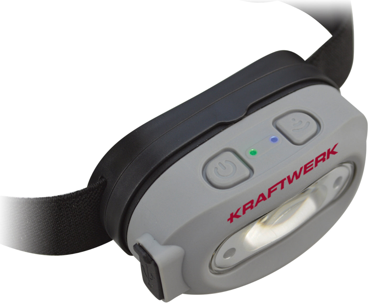 Kraftwerk Stirnlampe H260 – 260 lm, Bewegungssensor, IP44, Laufzeit 4 h – Schwarz