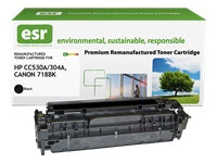 esr 2662B002 Schwarzer Toner – Kompatibel – 3'500 Seiten – für Canon 718BK/2662B002
