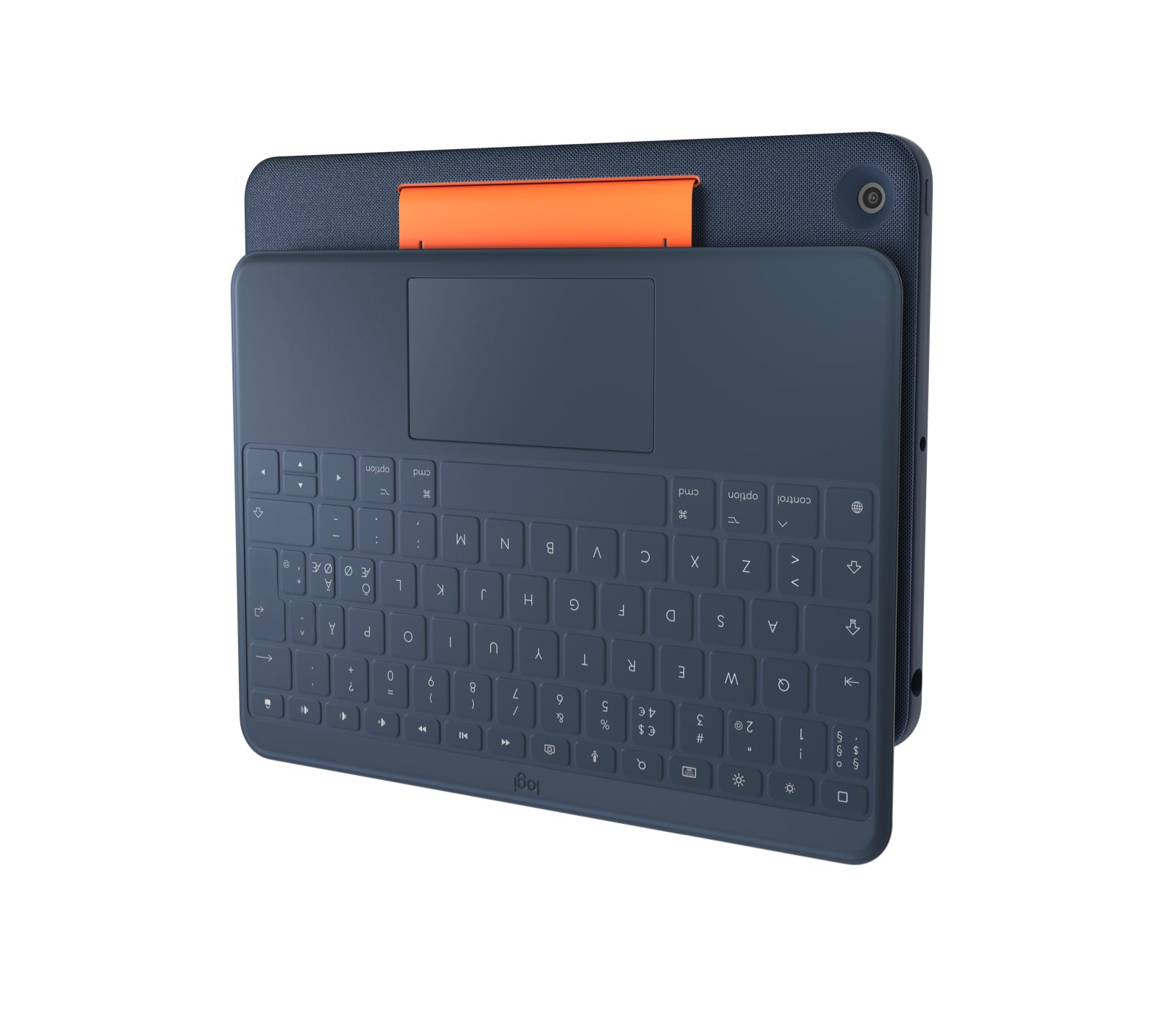 Logitech Rugged Combo 3 Touch – Tastatur mit Touchpad, Blau