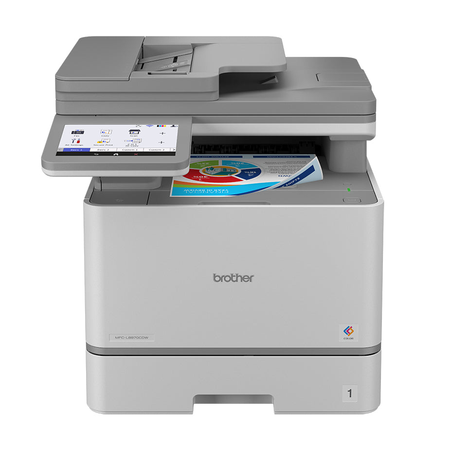 Brother Mfc-L8970Cdw Multifunktion – Farblaser-Multifunktionsdrucker, A4, 4-in-1, Duplex, ADF, WLAN/LAN