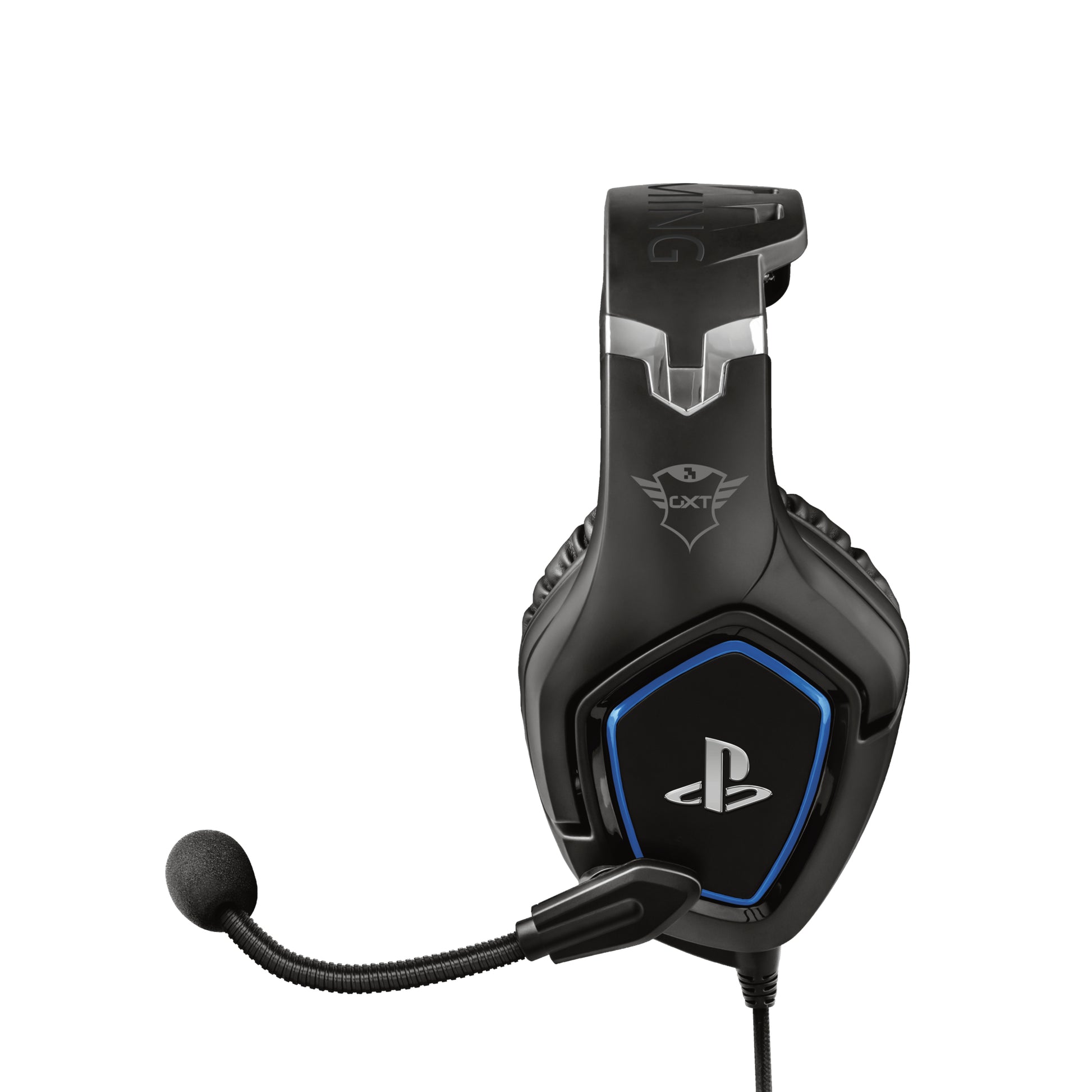 Trust GXT 488 Forze Gaming-Headset – Over-Ear, Stereo, Kabelgebunden, 3,5 mm Klinke, für PS4, Schwarz