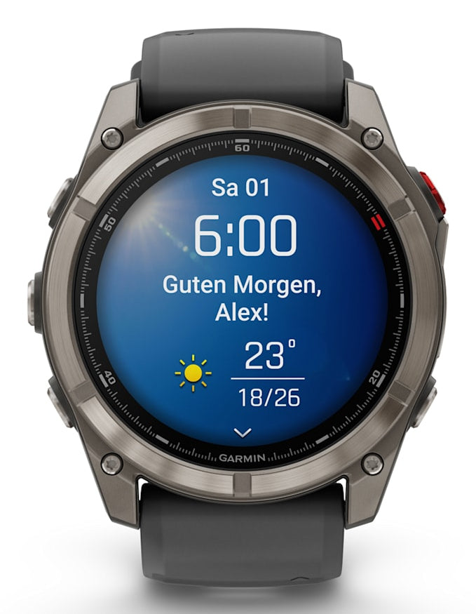 Garmin fenix 8 Pro LTE – GPS-Smartwatch – 51 mm, 1,4" AMOLED, LTE, Saphirglas, 100 m, Graphit/Schwarz