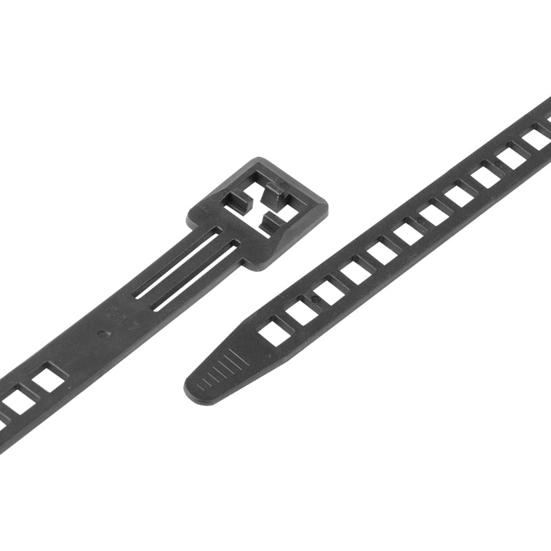 Steffen Kabelbinder – 9 × 140 mm, schwarz, Nylon, 100 Stk.