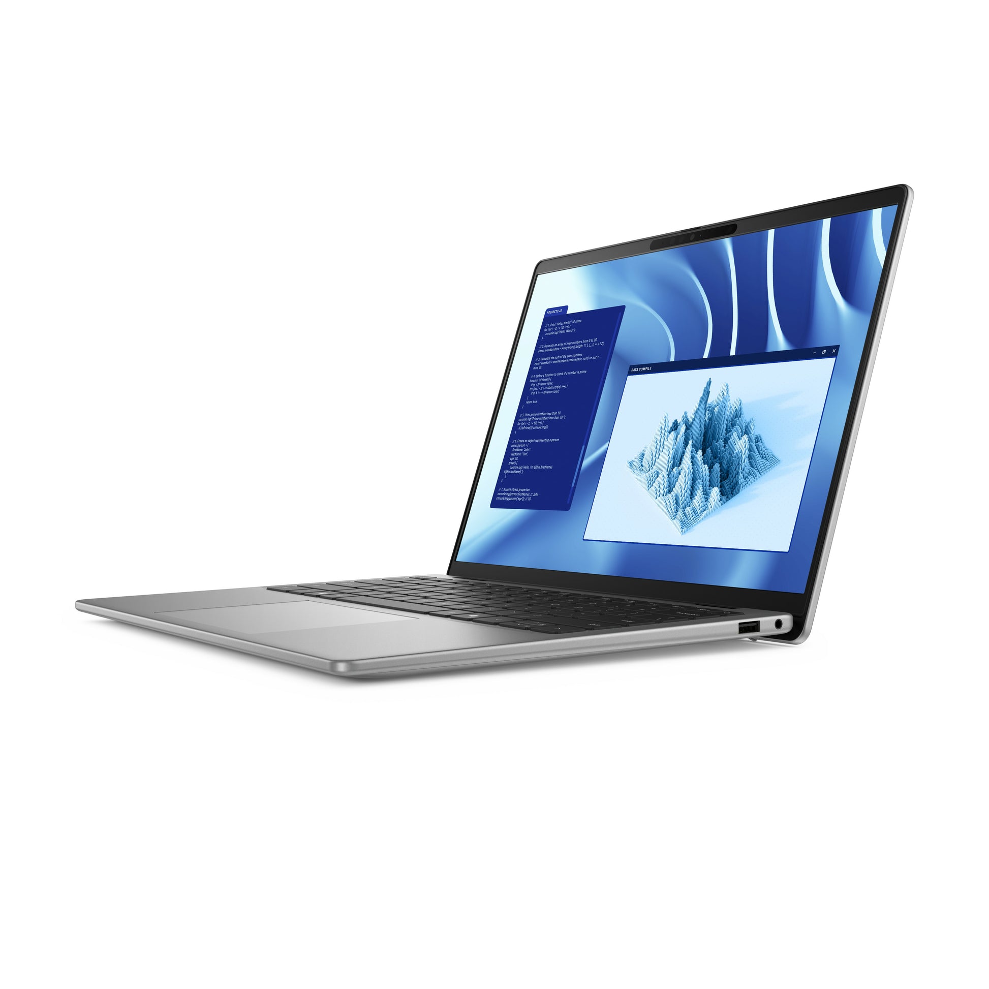 Dell Latitude 7455 – 14", 512 GB, 16 GB RAM, WLAN, Windows 11 Pro, Grau