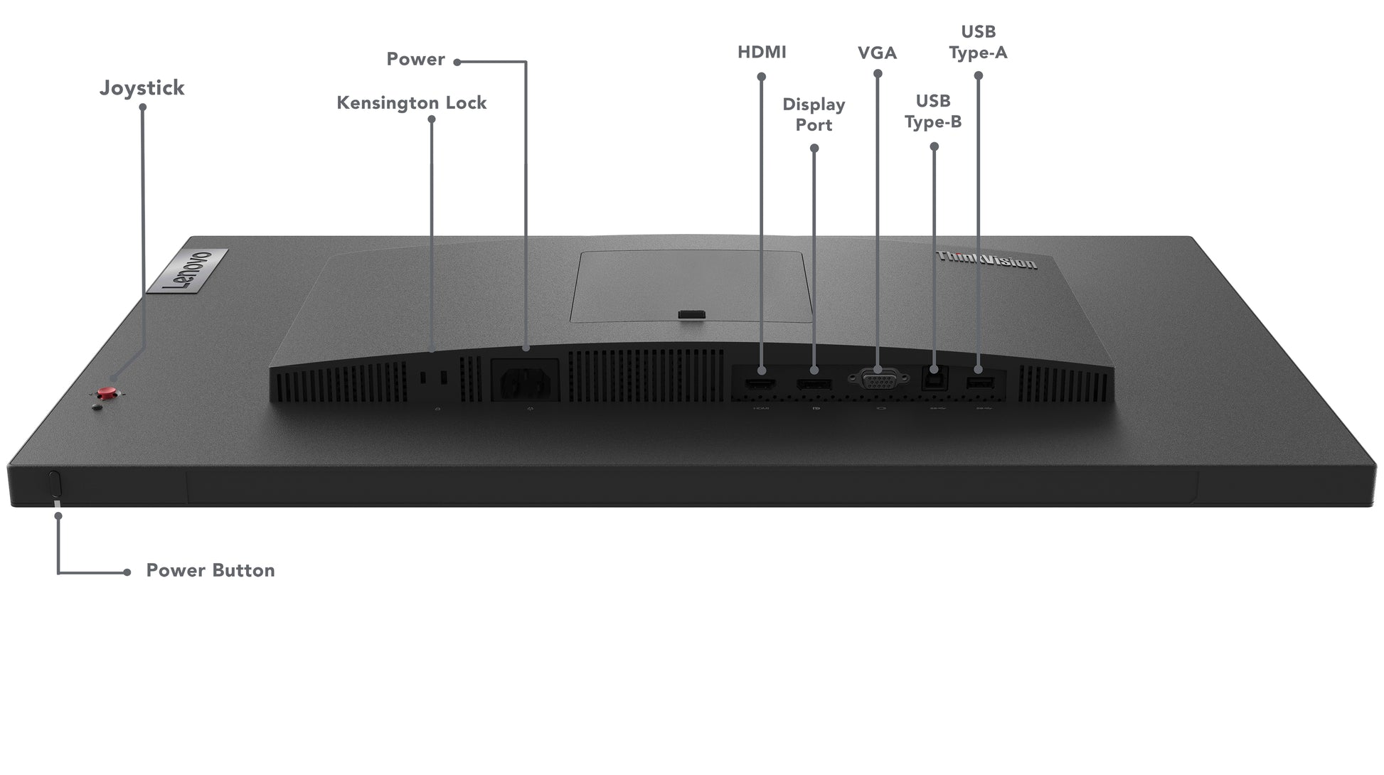 Lenovo ThinkVision T27i-30 – Monitor, 27", 1920 × 1080 (Full HD), IPS, 60 Hz, VESA 100 × 100, Schwarz