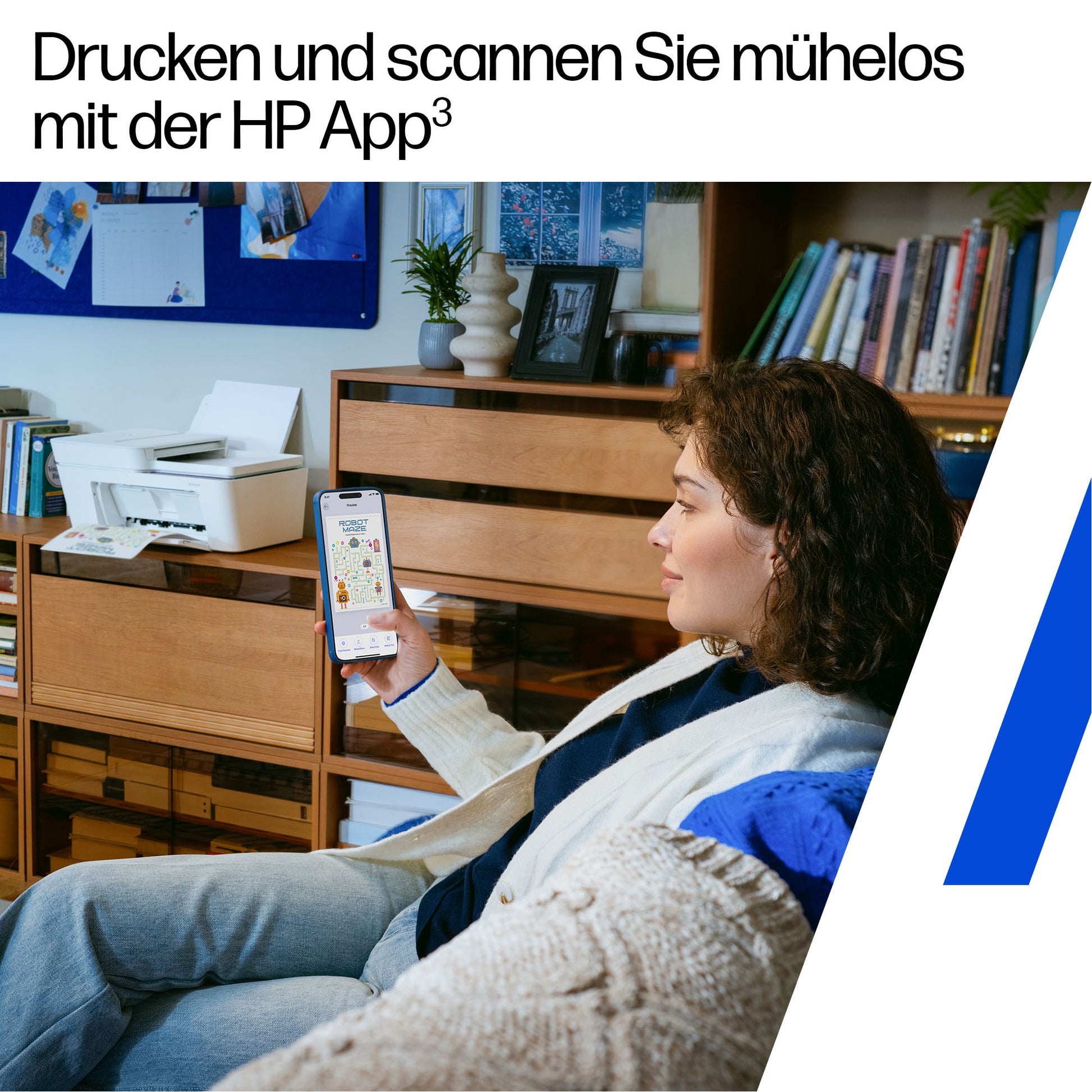 HP DESKJET 4322 ALL-IN-ONE – Farbtintenstrahl-Multifunktionsdrucker, A4, 3-in-1, Duplex, ADF, WLAN, AirPrint