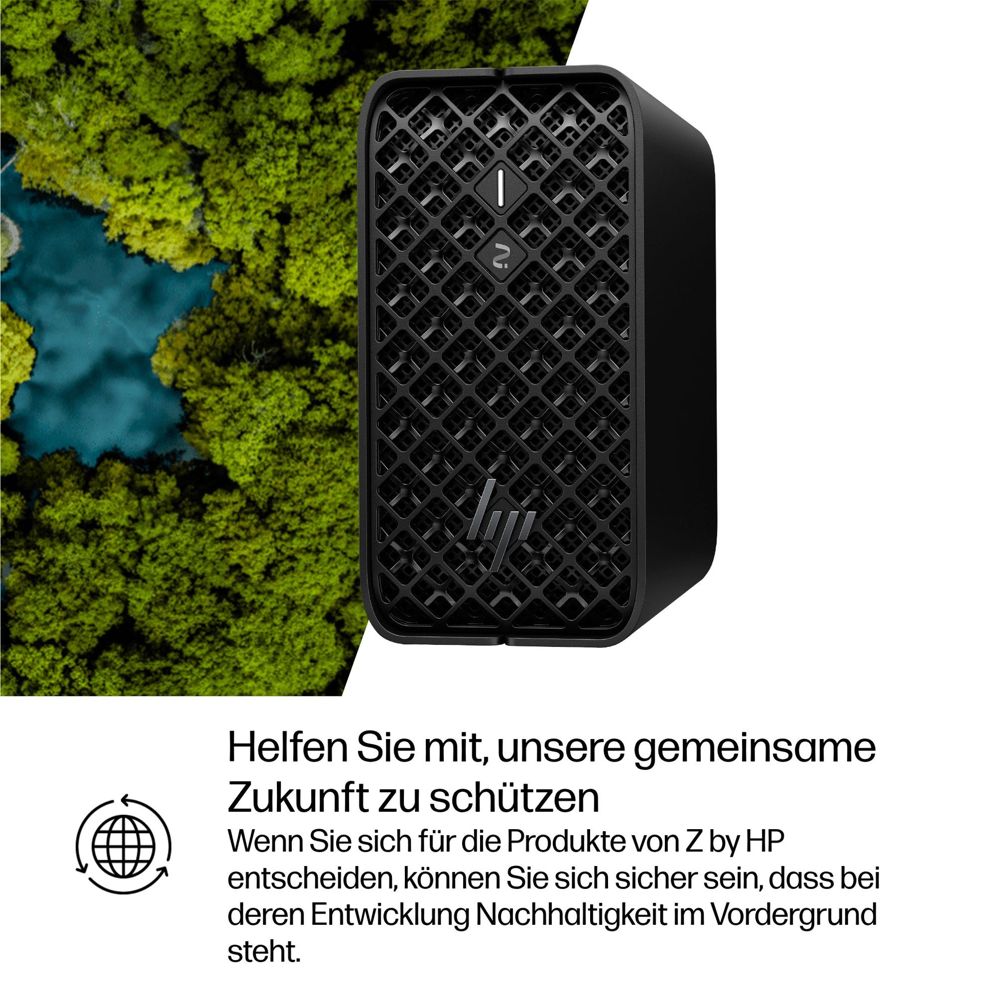 HP Z2 G1A Micro – AMD Ryzen AI Max+ PRO 395, 64 GB RAM, 2 TB SSD, Windows 11 Pro