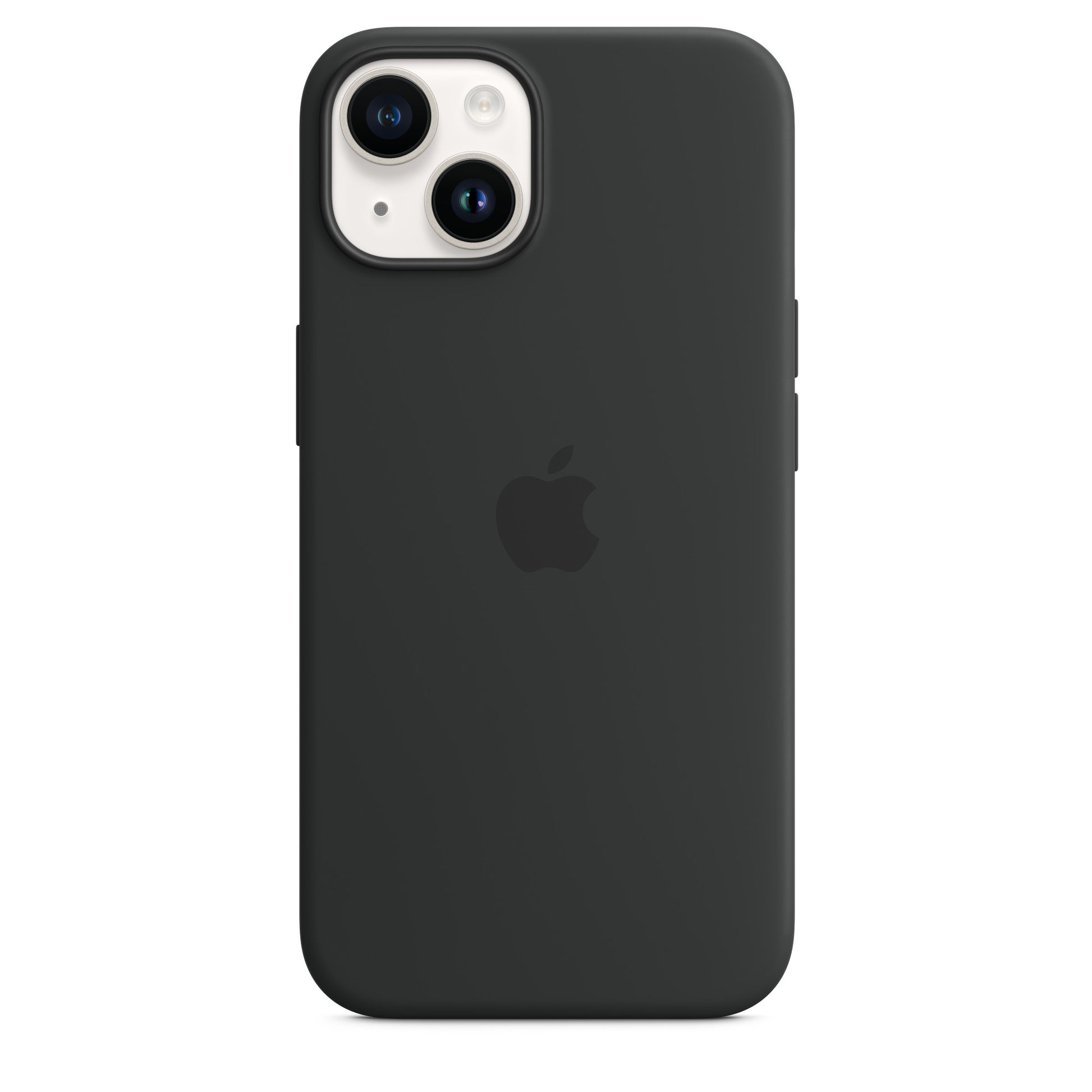 Apple Backcover – für Apple iPhone 14, MagSafe, Mikrofaser+Silikon, Schwarz