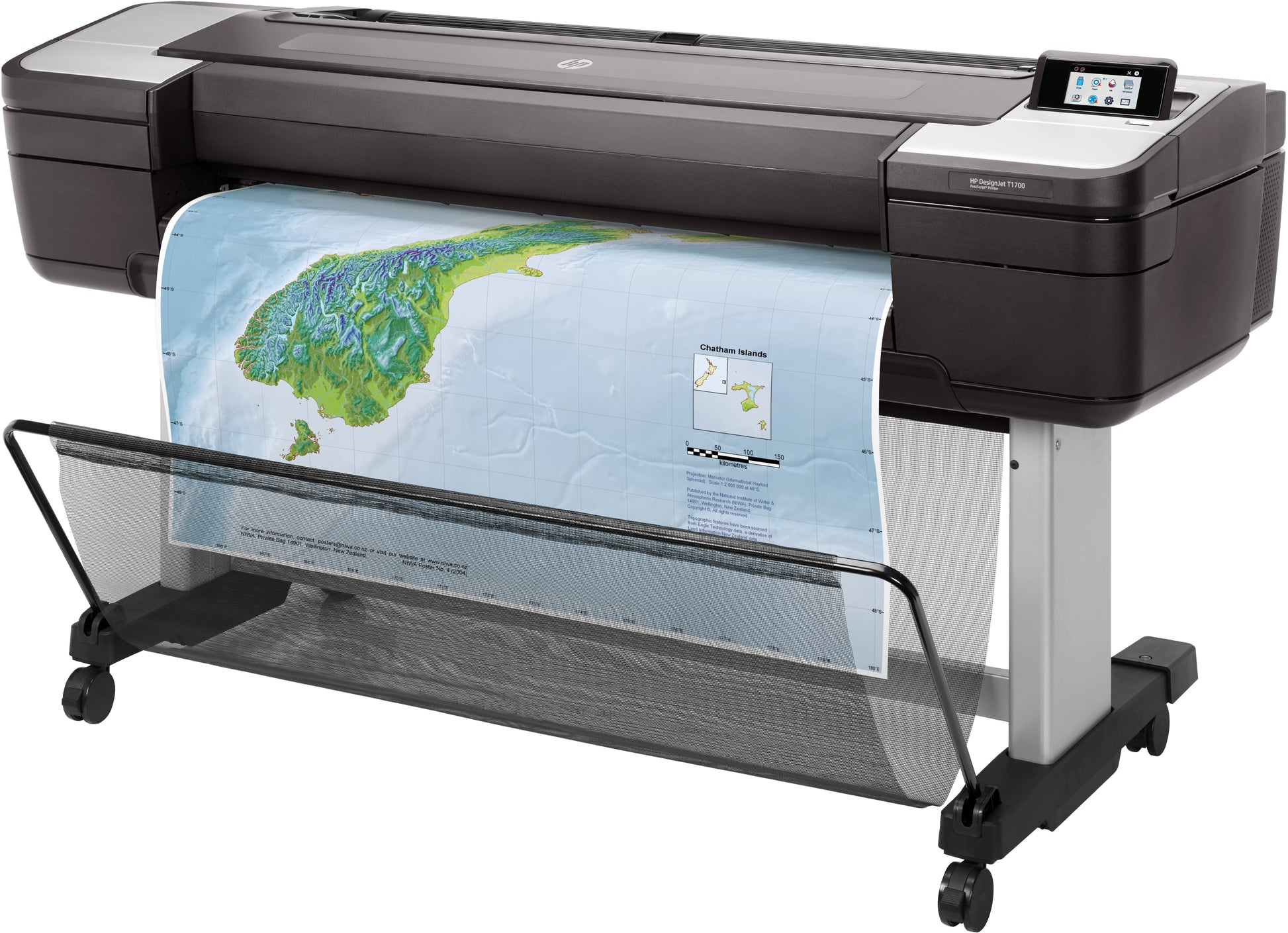 HP DesignJet T1700 – Grossformat-Plotter, 44" (1'118 mm), A0, LAN, Wi‑Fi Direct