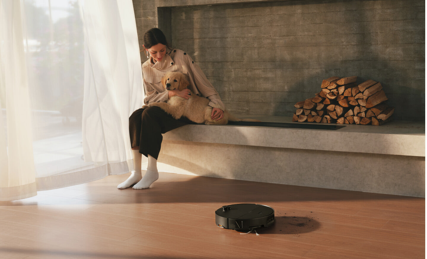 Roborock Saugroboter Saros 20 Sonic, mit Absaugstation, mit Wischfunktion – 36000 Pa, 200 min, Höhe 80 mm