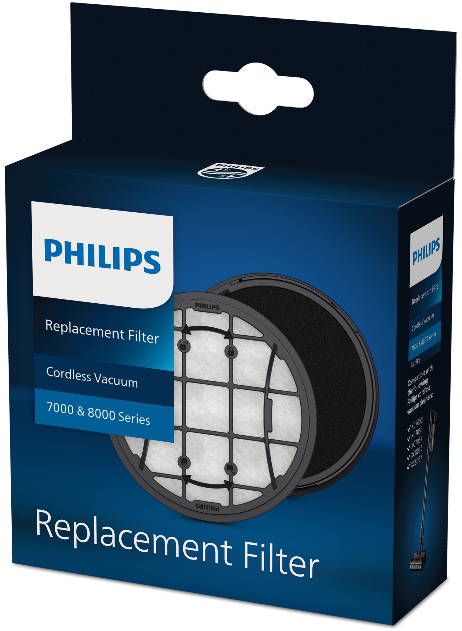 Philips Wechselfilterset XV1681/01 – 1 Stück, für Philips 7000/8000 Serie