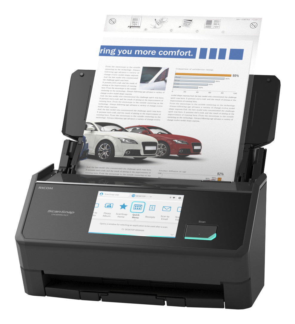 Ricoh Fujitsu ScanSnap iX2500 – Dokumentenscanner, A4