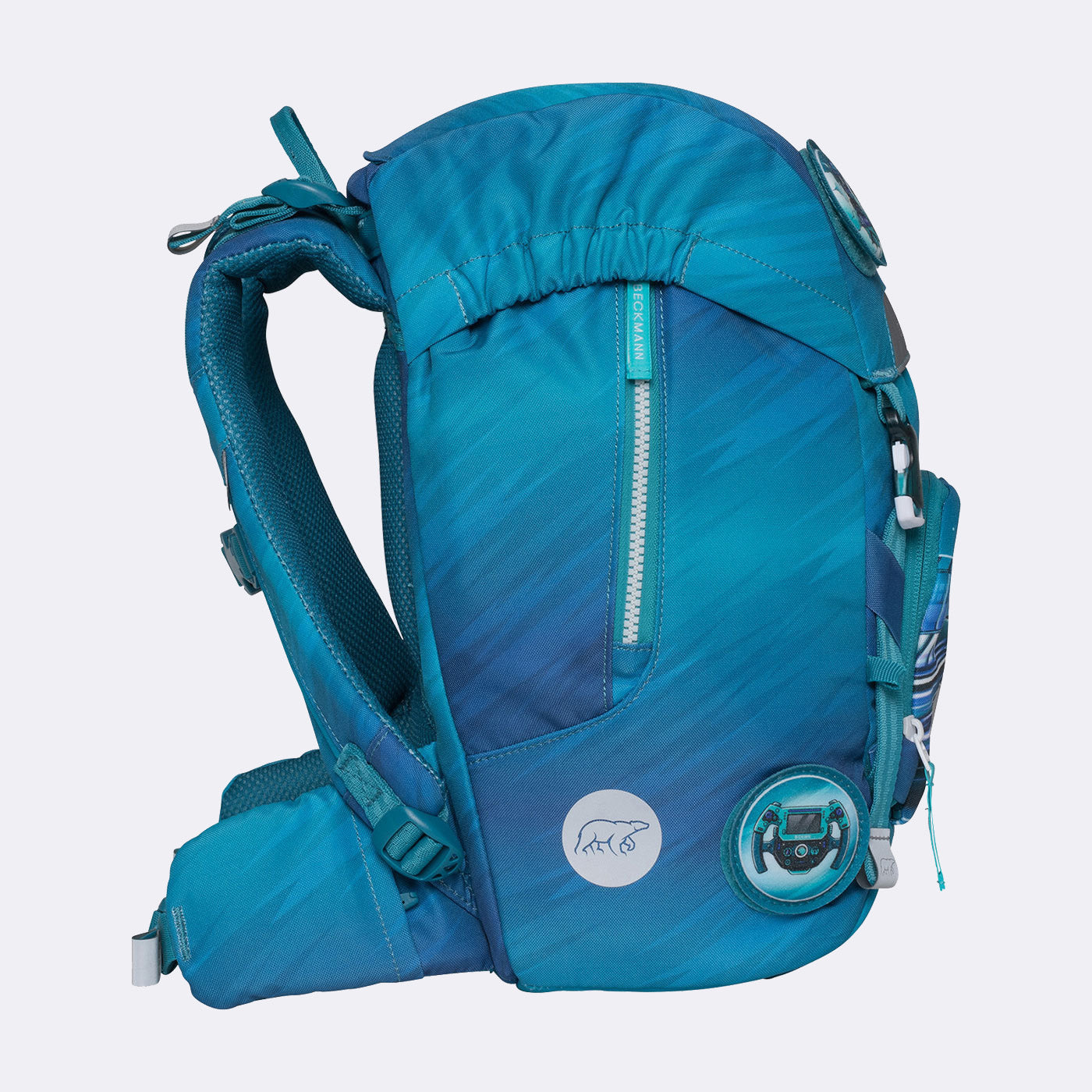 Beckmann Classic Schulrucksack 1st – 6-teilig – Racing