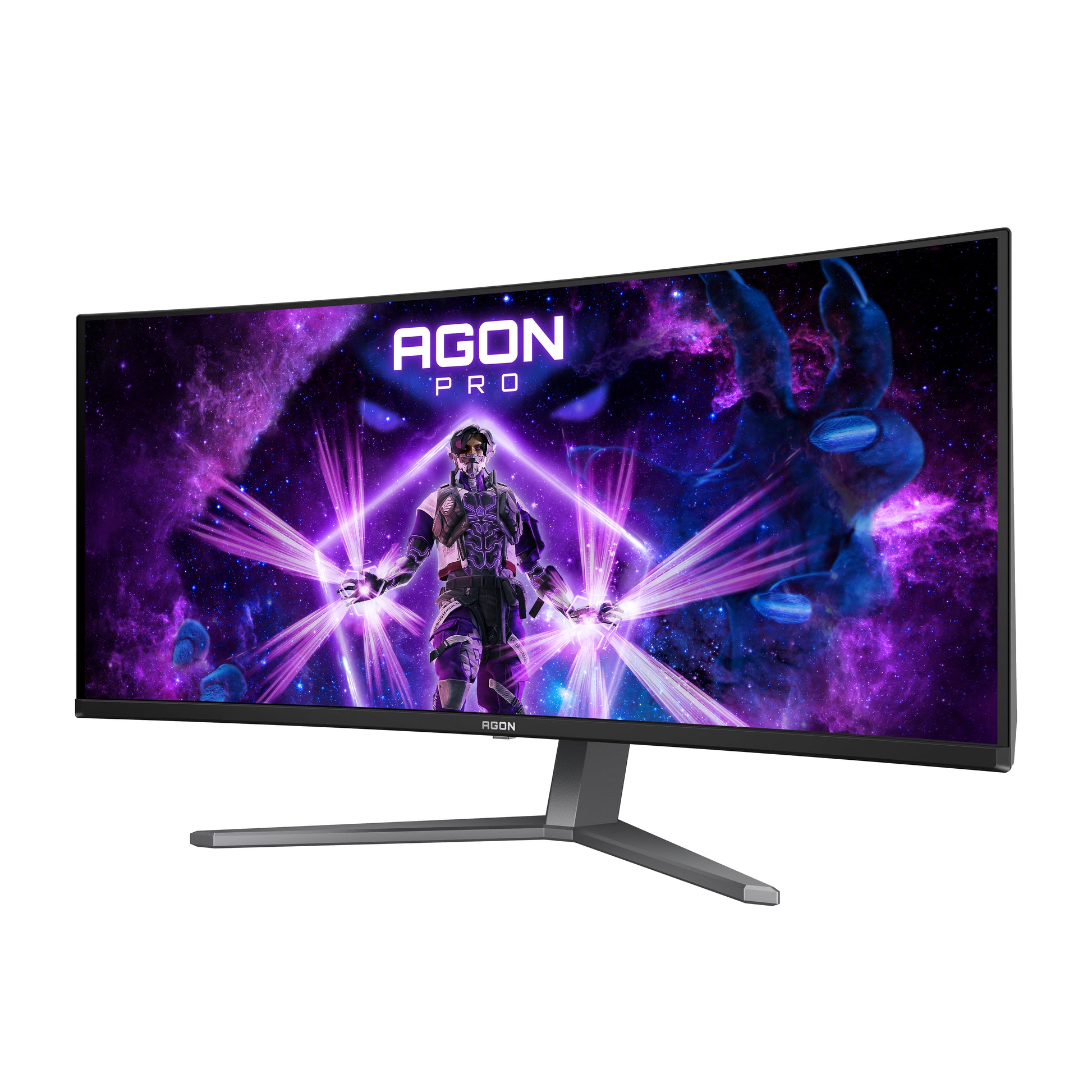 AOC AG346UCD – Monitor, 34", Curved, Lautsprecher integriert, USB-Hub, FreeSync Premium Pro, Schwarz