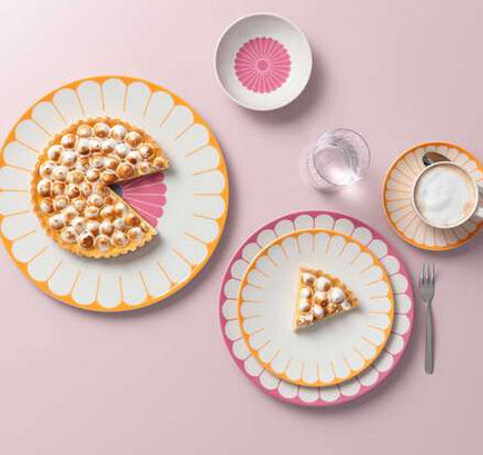 Villeroy & Boch Fleur Cassis Dessertschale – Porzellan, Pink, 6 Stück