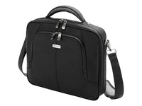 DICOTA Notebook-Tasche für Notebooks bis 15,6" – aus recyceltem PET, verschliessbar – Schwarz