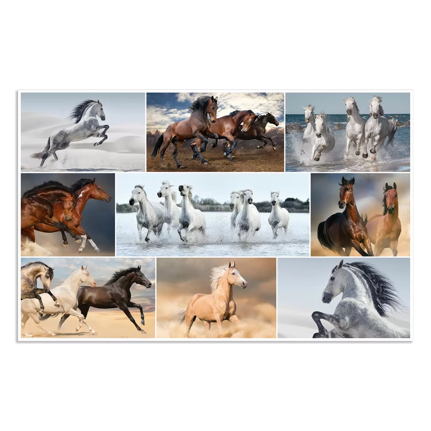 HERMA Schreibunterlage – Pferd – 550 × 350 mm – Kunststoff, rutschfest
