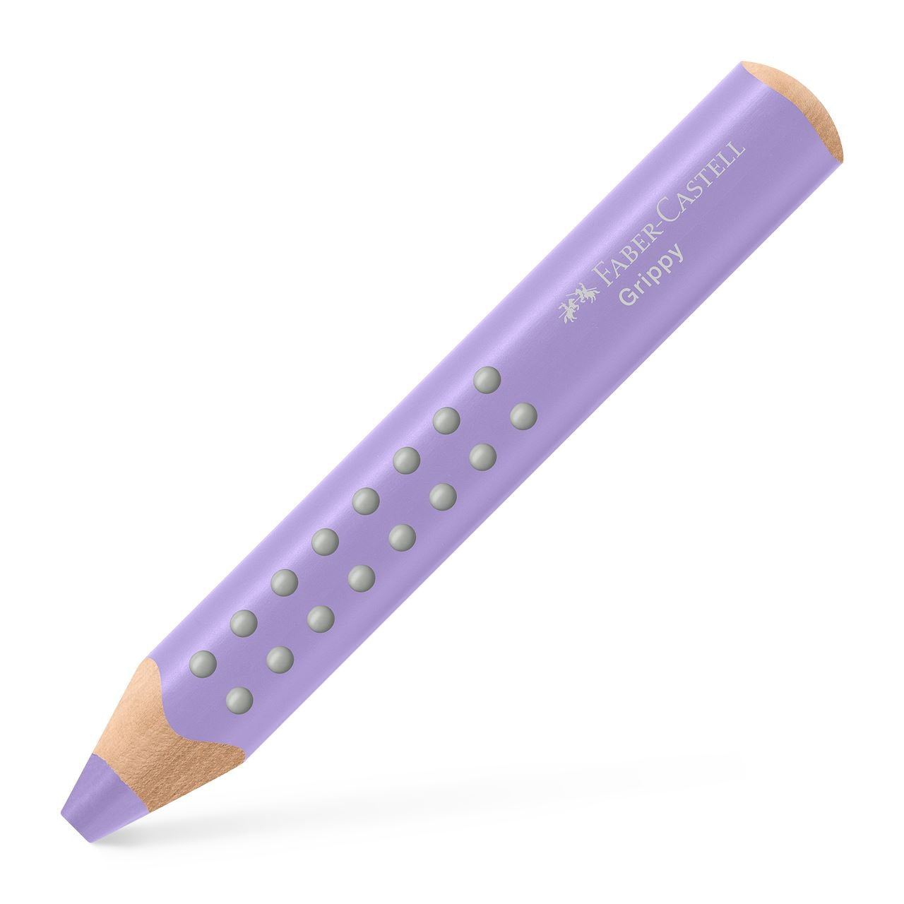 Faber-Castell Grippy Buntstifte – Jumbo, Aquarell, Dreikant, Einzelstift Lila