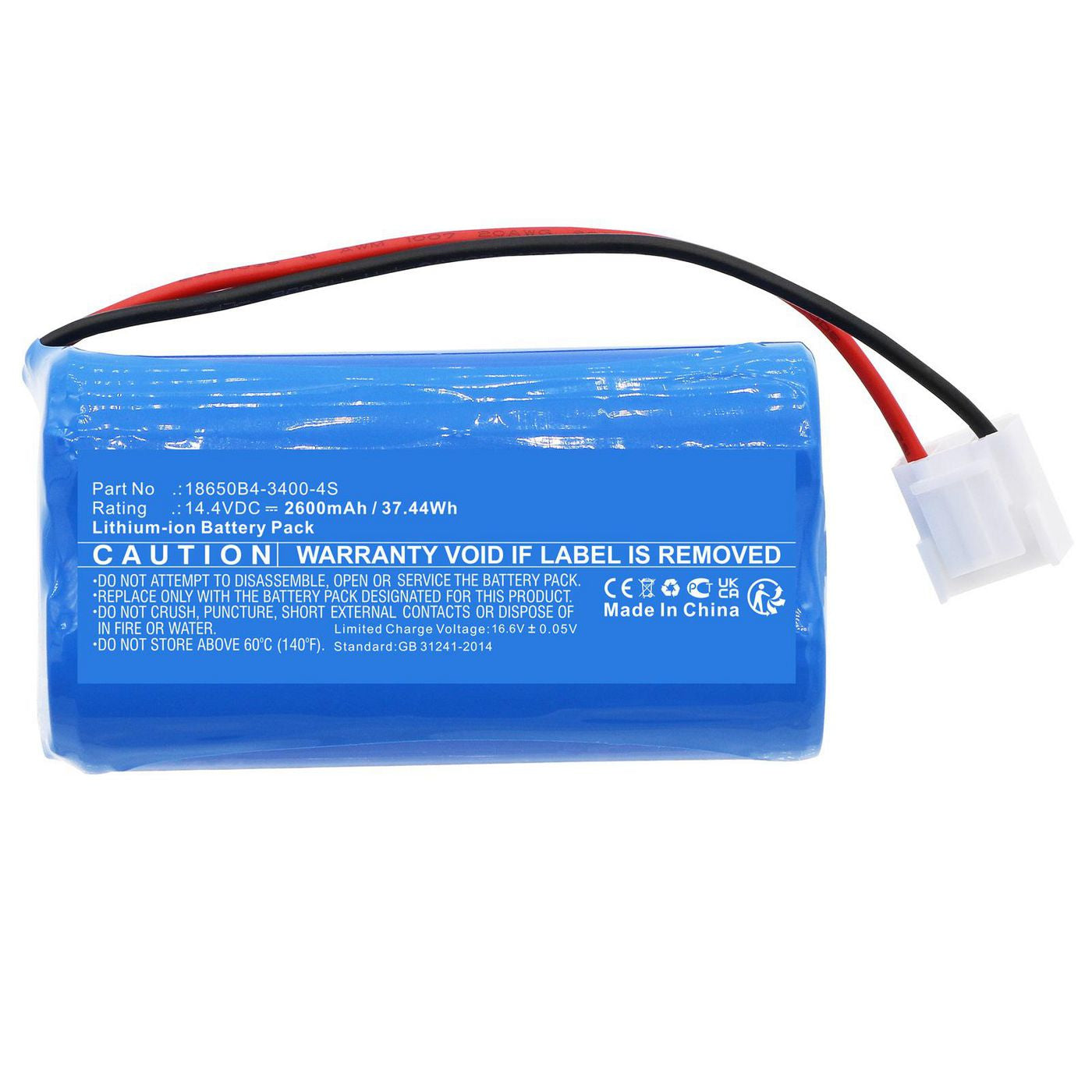 CoreParts Akku MBXVAC-BA0396 – 37,44 Wh, 14,4 V – für Shark