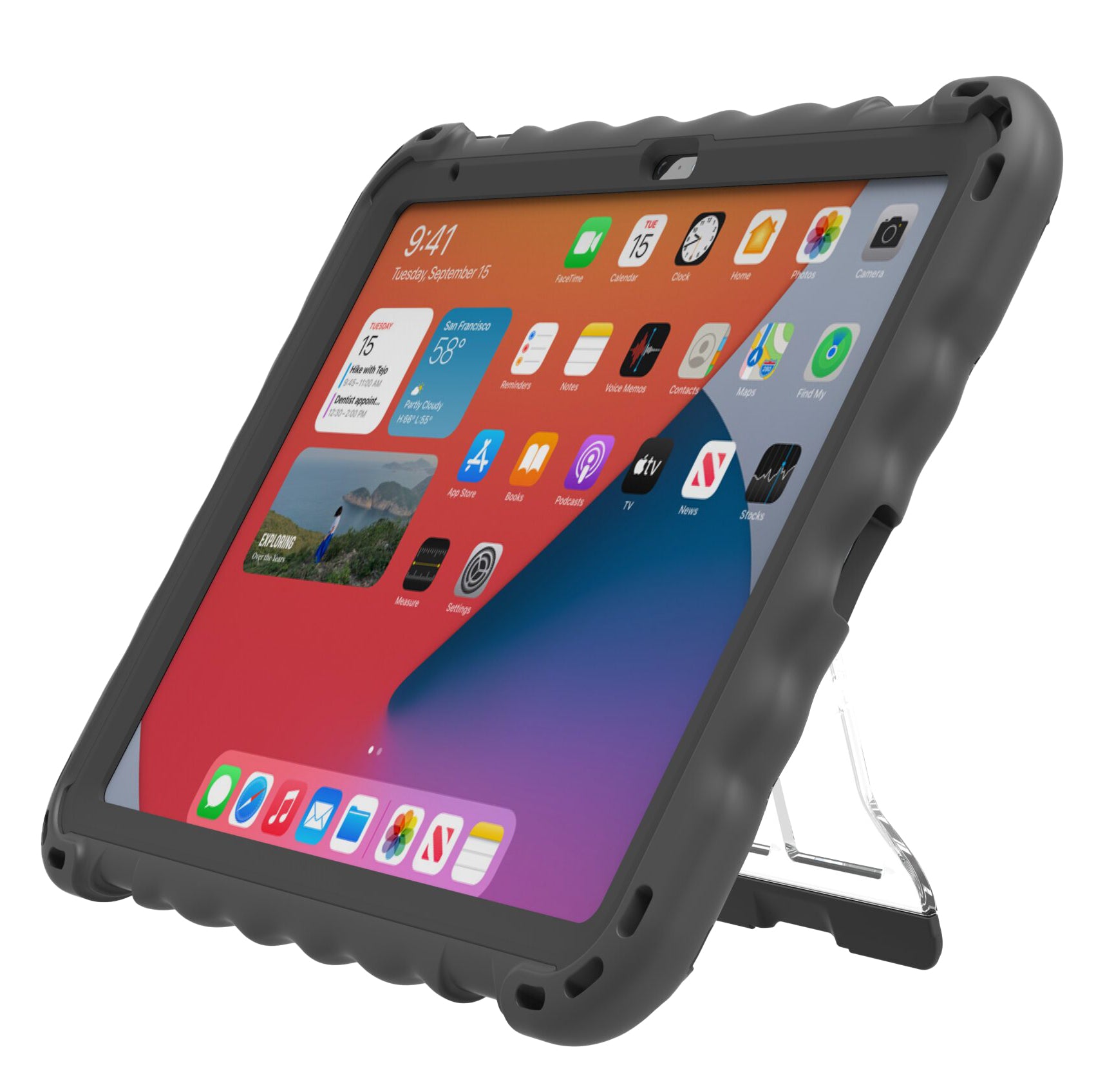 InfoCase Tablet-Hülle für iPad 10,9" (10. Gen.) – Schwarz