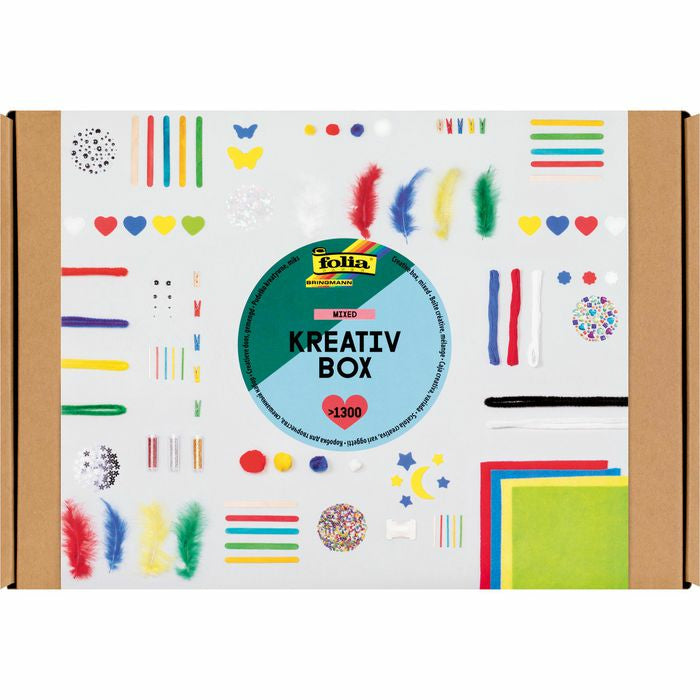 Folia Bastelkiste – 1371-teilig – 315 × 215 × 50 mm